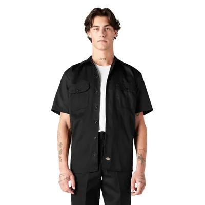 Camisa Dickies De Manga Corta 3x Negra - Venta Internacional.