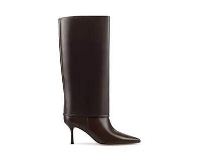 Botas Para Mujer Elegantes De Piel Davenia Mod. Siena Chocolate