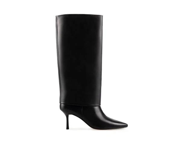 Botas Para Mujer Elegantes De Piel Davenia Mod. Siena Negro