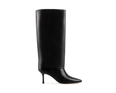 Botas Para Mujer Elegantes De Piel Davenia Mod. Siena Negro