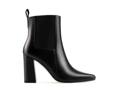 Botines Para Mujer Elegantes Botas Piel Davenia Mod. Enith Negro