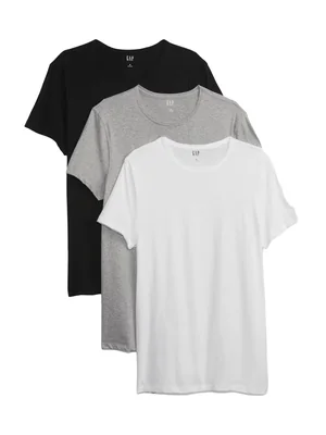 Camiseta Shirt Gap Classic Paquete De 3 Multitalla - Venta Internacional.