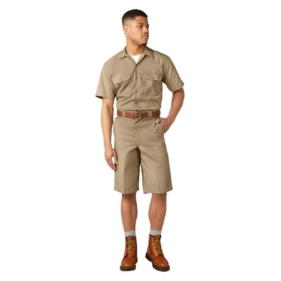 Pantalones Cortos Dickies Caqui Corte Holgado Talla 32 - Venta Internacional.