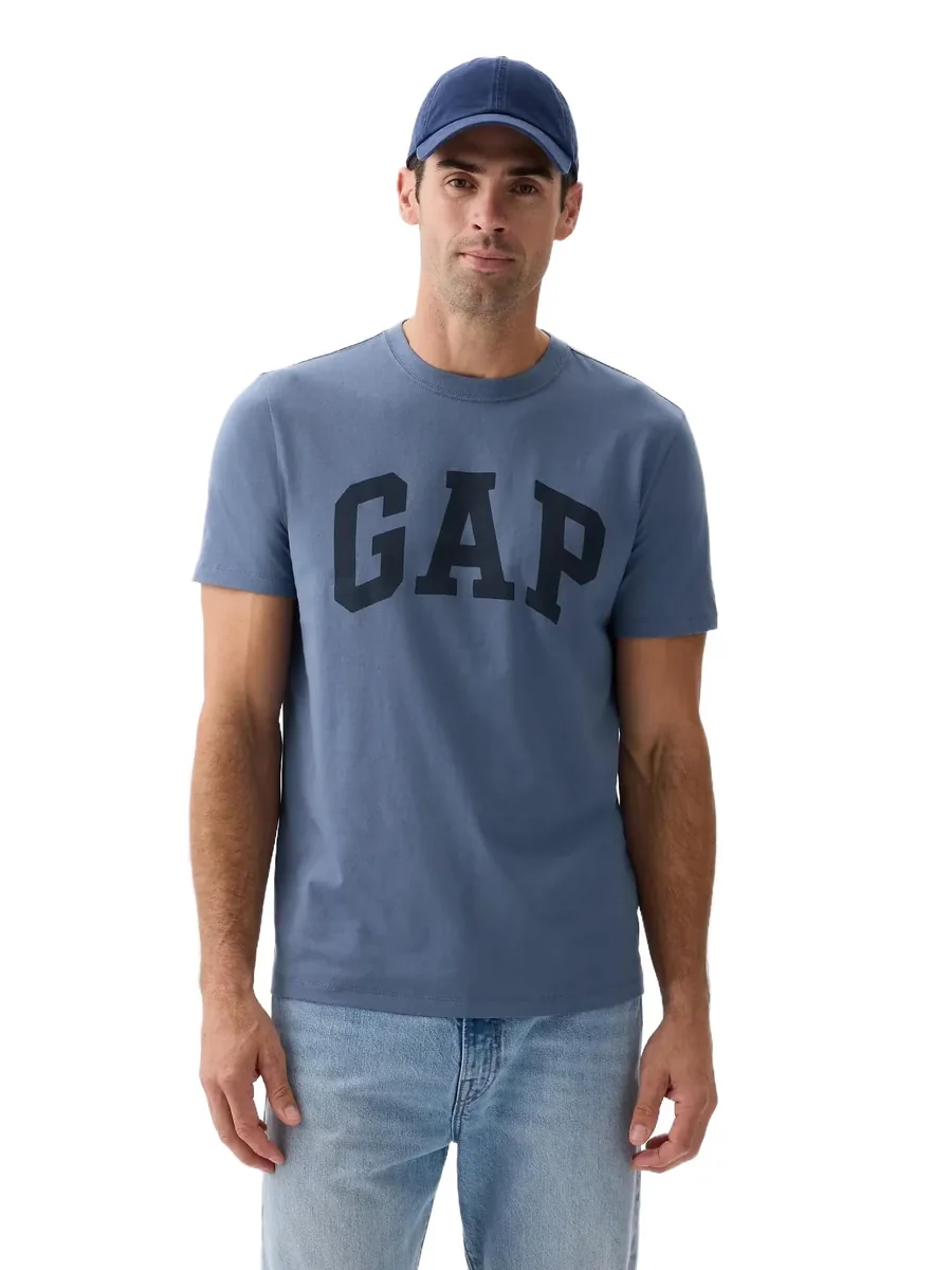 Playera Gap Everyday Soft Logo Azul Talla Xxl - Venta Internacional.