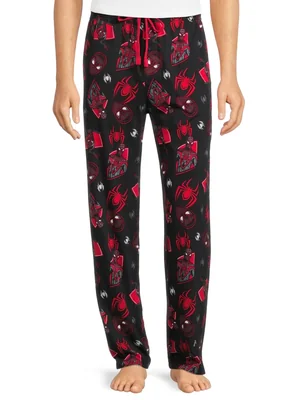 Pantalones De Pijama Bioworld Spider-man Miles Morales Talla M - Venta Internacional.