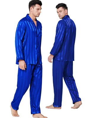 Conjunto Lonxu De Satín Para Hombre Talla L - Venta Internacional.