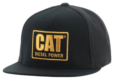 Gorra Cat Diesel Power Visera Plana Flexfit - Venta Internacional.