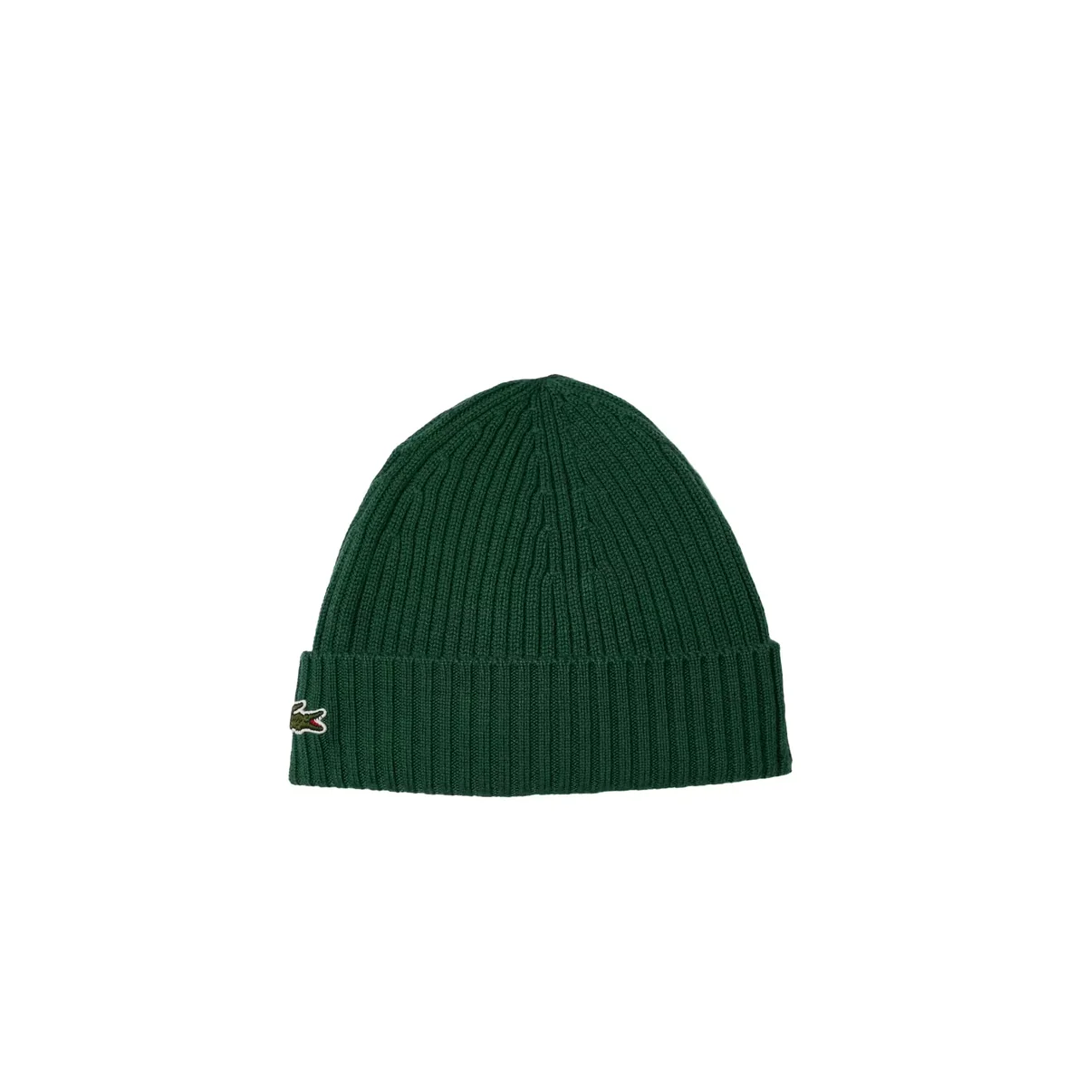 Gorro Lacoste Verde Con Canalé Para Hombre - Venta Internacional.