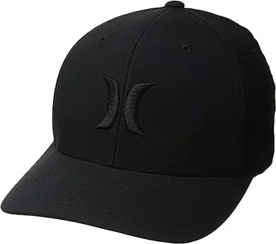 Gorra Hurley One And Only Flexfit Negro Talla Grandexl - Venta Internacional.