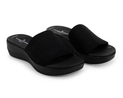 Sandalias Confort Clarks Negras para Mujer