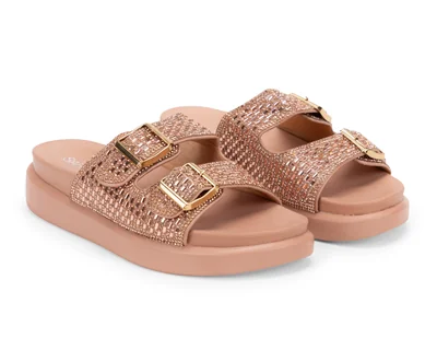 Sandalias Casuales Sahara con Pedrería para Mujer