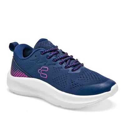 Charly Tenis Deportivo Para Mujer Marino Fucsia Running
