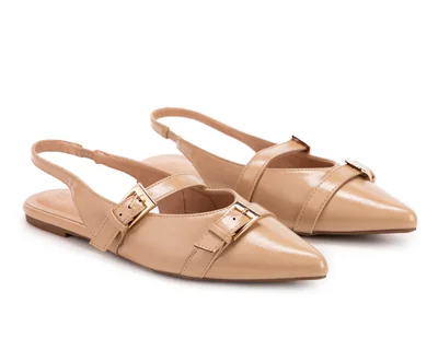 Flats Frida Kollection Beige para Mujer