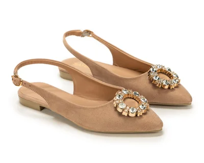 Flats Sahara con Pedrería para Mujer