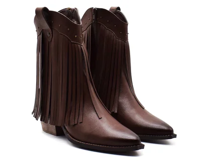 Botas Vaqueras Strona Café para Mujer