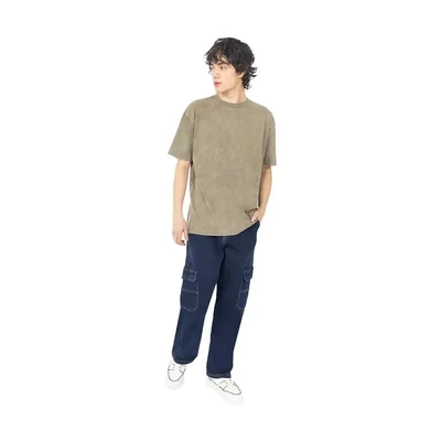 Jeans Baggy Cargo Fit Para Hombre Quarry