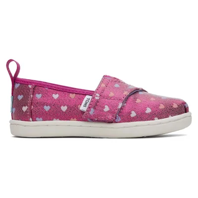 Alpargatas Toms Glimmer Corazones Rosa