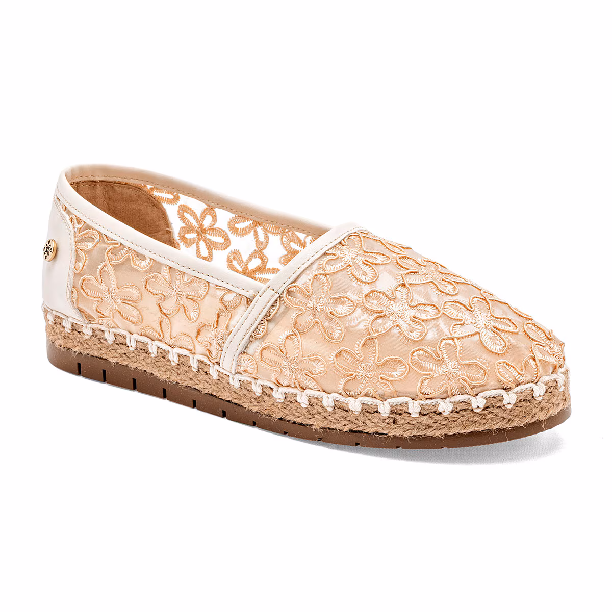 Mora Tierra Alpargata Beige Para Mujer