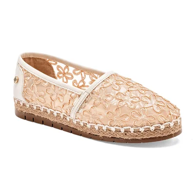 Mora Tierra Alpargata Beige Para Mujer