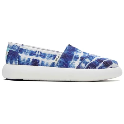 Alpargatas Toms Mallow Navy Batik Tie Dye Azul Marino