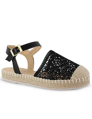 Alpargata Gabrielas's Negro 4550090 con Pulsera para Mujer