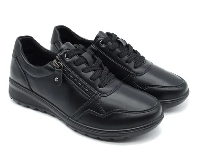 Zapatos Confort Lady Sun Conforto Negros para Mujer