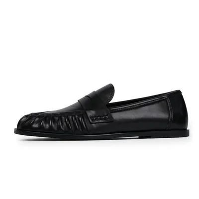 Mocasines Qiy Negro Talla 9 - Venta Internacional.