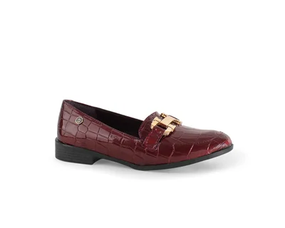Mocasín Gabriela's Vino para Mujer
