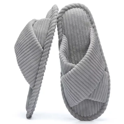 Pantuflas Goewy Para Mujer Punta Abierta Forro Suave - Venta Internacional.