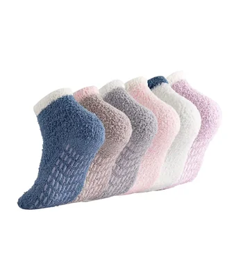 Calcetines Breslatte Antideslizantes De Peluche 6 Pares Para Mujer - Venta Internacional.