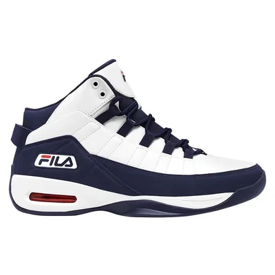 Tenis Caballero Fila Deportivo Basquetbol Comodo Blanco