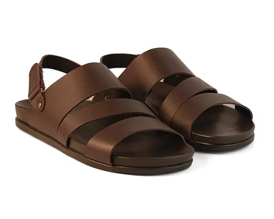 Sandalias Casuales Porto Sur de Piel para Hombre