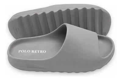 Sandalia Polo Retro Nube Gris Eva Para Caballero
