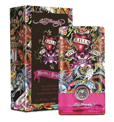 Perfume Ed Hardy Hearts & Daggers Para Mujer de Christian Audigier EDP 100ML