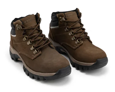 Botas de Trabajo Kroogen de Piel Café para Hombre