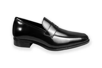 Mocasín Formal Benissimo 3154 Negro De Piel Genuina Para Hombre
