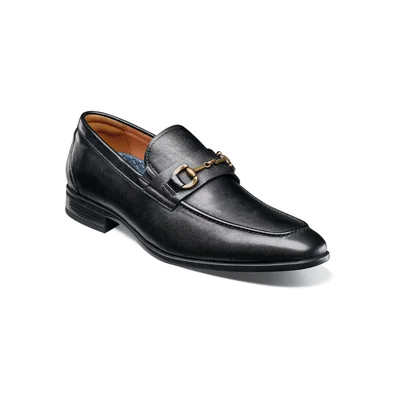 Mocasín Vestir Florsheim Zaffiro Moc Toe Negro Piel Para Hombre