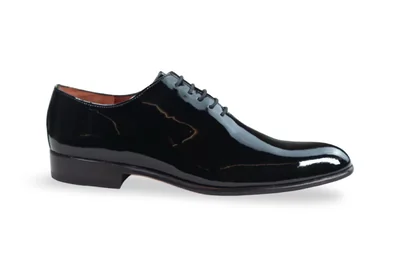 Zapato Formal Benissimo 71618 Negro de Piel Charol para Hombre