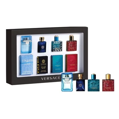 Set De Regalo Versace Para Hombre - 4 Miniperfumes - Venta Internacional