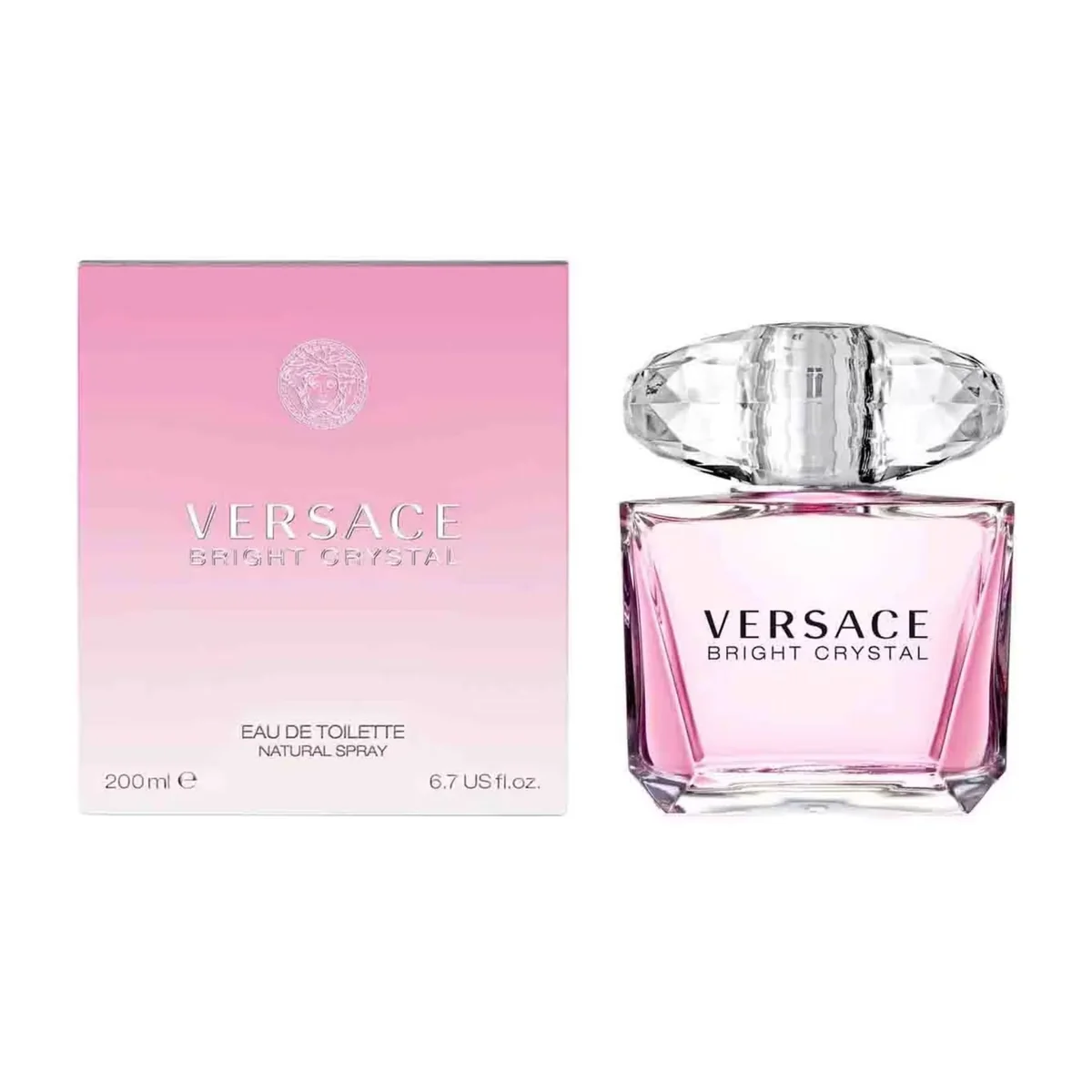 Perfume Bright Crystal Versace Eau De Toilette 200ml para Mujer