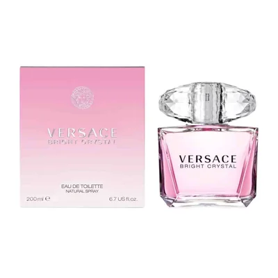 Perfume Bright Crystal Versace Eau De Toilette 200ml para Mujer