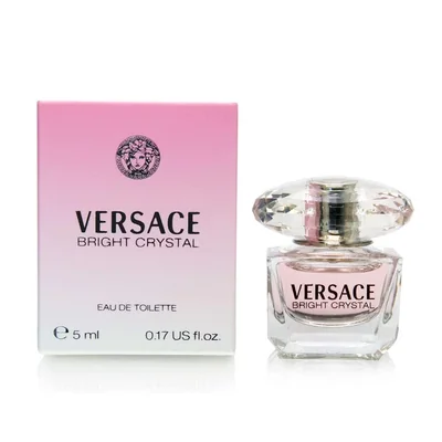 Perfume Versace Bright Crystal Eau De Toilette, 5 Ml, Para Mujer - Venta Internacional.