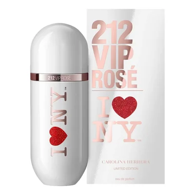Perfume Carolina Herrera 212 Vip Rose I Love Ny 80ml Edp Spray