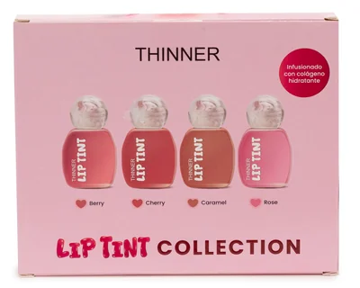 Labial Thinner Lip Tint Collection 4 Piezas