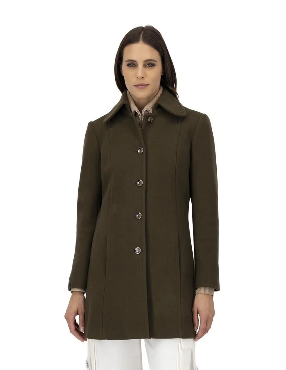 Abrigo Shyla para mujer 28 Verde militar