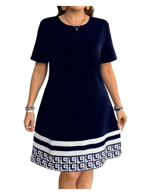 Vestido arriba rodilla casual para mujer