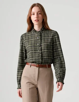 Blusa manga larga para mujer