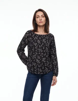Blusa manga larga para mujer