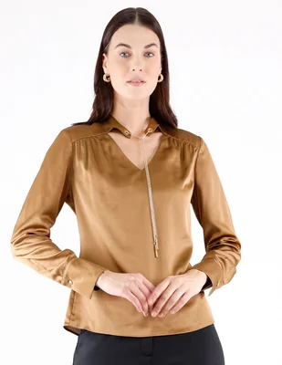 BLUSA COLECCION manga Larga para mujer