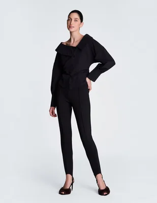 Blusa camisera manga larga para mujer